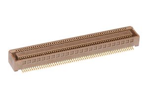54684-1204 - Mezzanine Connector, Receptacle, 0.635 mm, 2 Rows, 120 Contacts, Surface Mount, Phosphor Bronze - MOLEX