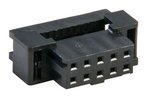 87568-1074 - IDC Connector, IDC Receptacle, Female, 2 mm, 2 Row, 10 Contacts, Cable Mount - MOLEX