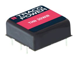 THN 30-2410WIR - Isolated Through Hole DC/DC Converter, Railway, 4:1, 30 W, 1 Output, 3.3 V, 7 A - TRACO POWER