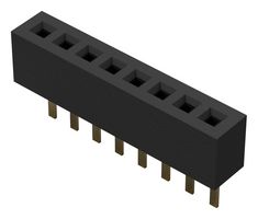 BC065-02-A-L-D - PCB Receptacle, Board-to-Board, 1 mm, 1 Rows, 2 Contacts, Through Hole Straight, BC065 Series - GCT (GLOBAL CONNECTOR TECHNOLOGY)