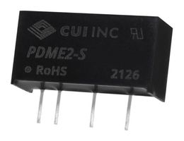 PDME2-S12-D3-S - Isolated Through Hole DC/DC Converter, ITE, 1:1, 2 W, 2 Output, 3.3 V, 303 mA - CUI