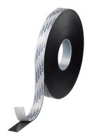 07078-00011-22 - Foam Tape, Double Sided, Acrylic, Black, 18 m x 19 mm - TESA