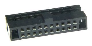 MP008708 - IDC Connector, IDC Receptacle, Female, 1.27 mm, 2 Row, 20 Contacts, Cable Mount - MULTICOMP PRO