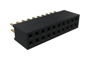 20021311-00006T4LF - PCB Receptacle, Wire-to-Board, 1.27 mm, 2 Rows, 6 Contacts, Through Hole Straight - AMPHENOL COMMUNICATIONS SOLUTIONS