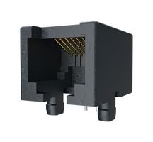 54601-906002WPLF - Modular Connector, Modular Jack, 1 x 1 (Port), 6P4C, Cat3, Through Hole Mount - AMPHENOL COMMUNICATIONS SOLUTIONS