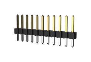 68000-104HLF - Pin Header, Board-to-Board, 2.54 mm, 1 Rows, 4 Contacts, Through Hole Straight - AMPHENOL COMMUNICATIONS SOLUTIONS