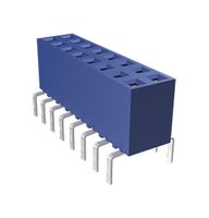 75915-308LF - PCB Receptacle, Board-to-Board, 2.54 mm, 1 Rows, 8 Contacts, Through Hole Straight - AMPHENOL COMMUNICATIONS SOLUTIONS