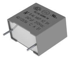 R463N333050H7K - Safety Capacitor, Metallized PP, Radial Box - 2 Pin, 0.33 µF, ± 10%, X2, Through Hole - KEMET