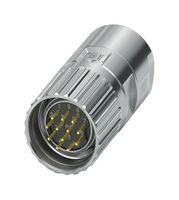 1069315 - Sensor Connector, M23 PRO Series, M23, Male, 12 Positions, Crimp Pin - Contacts Not Supplied - PHOENIX CONTACT