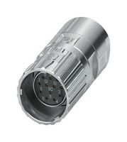 1069322 - Sensor Connector, M23 PRO Series, M23, Female, 12 Positions, Crimp Socket - Contacts Not Supplied - PHOENIX CONTACT