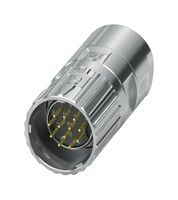 1069325 - Sensor Connector, M23 PRO Series, M23, Male, 12 Positions, Crimp Pin - Contacts Not Supplied - PHOENIX CONTACT