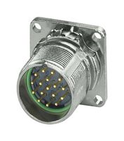 1629080 - Sensor Connector, M23 PRO Series, M23, Male, 17 Positions, Crimp Pin - Contacts Not Supplied - PHOENIX CONTACT