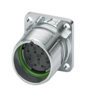 1629089 - Sensor Connector, M23 PRO Series, M23, Female, 12 Positions, Crimp Socket - Contacts Not Supplied - PHOENIX CONTACT