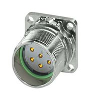 1629094 - Sensor Connector, M23 PRO Series, M23, Female, 6 Positions, Crimp Socket - Contacts Not Supplied - PHOENIX CONTACT