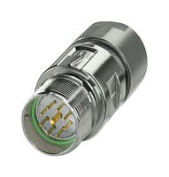 1629120 - Sensor Connector, M23 PRO Series, M23, Male, 8 Signal + 1 Power Positions - PHOENIX CONTACT