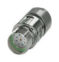 1629127 - Sensor Connector, M23 PRO Series, M23, Female, 8 Signal + 1 Power Positions - PHOENIX CONTACT