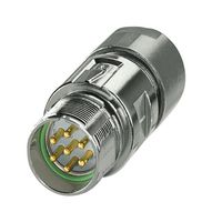 1629128 - Sensor Connector, M23 PRO Series, M23, Male, 7 Positions, Crimp Pin - Contacts Not Supplied - PHOENIX CONTACT