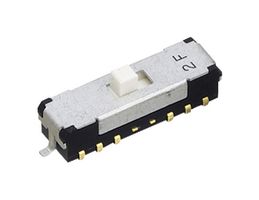 CMS-2402C - Slide Switch, DP4T, Surface Mount, CMS Series, 100 mA - NIDEC COPAL ELECTRONICS