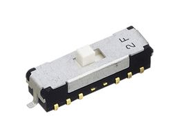 CMS-2402TB - Slide Switch, DP4T, Surface Mount, CMS Series, 100 mA - NIDEC COPAL ELECTRONICS
