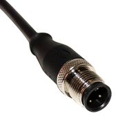 BU-122730424 - Sensor Cable, A Coding, M12 Plug, Free End, 3 Positions, 10 m, 32.8 ft - MUELLER ELECTRIC