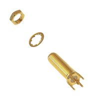 BU-1420701491 - RF / Coaxial Connector, SMA Coaxial, Straight Jack, Through Hole Vertical, 50 ohm - MUELLER ELECTRIC