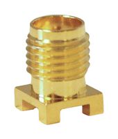 BU-1420711201 - RF / Coaxial Connector, SMA Coaxial, Straight Jack, Surface Mount Vertical, 50 ohm - MUELLER ELECTRIC