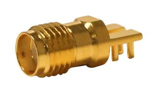 BU-1420761801 - RF / Coaxial Connector, SMA Coaxial, Right Angle Jack, Solder, 50 ohm, Beryllium Copper - MUELLER ELECTRIC