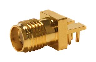 BU-1420761811 - RF / Coaxial Connector, SMA Coaxial, Right Angle Jack, Solder, 50 ohm, Beryllium Copper - MUELLER ELECTRIC