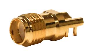 BU-1420761881 - RF / Coaxial Connector, SMA Coaxial, Right Angle Jack, Solder, 50 ohm, Beryllium Copper - MUELLER ELECTRIC