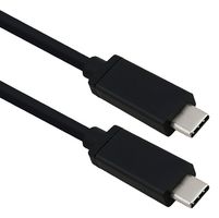 11.02.9080 - USB Cable, Type C Plug to Type C Plug, 500 mm, 19.7 ", USB 4.0, Black, E-Marked Cable - ROLINE