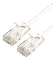 21.44.0980 - Ethernet Cable, Cat6a, RJ45 Plug to RJ45 Plug, UTP (Unshielded Twisted Pair), White, 500 mm - ROLINE