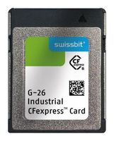 SFCE005GW1EB1TO-I-5E-11P-STD - Flash Memory Card, Type B, 3D pSLC, CFexpress, 5 GB, G-26 Series - SWISSBIT