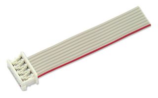 MP009102 - Ribbon Cable, IDC Receptacle to Free End, 8 Ways, 1.97 ", 50 mm, 1.27 mm - MULTICOMP PRO