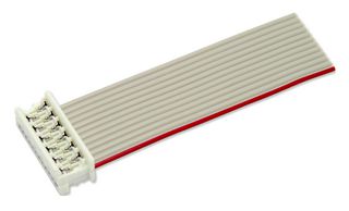 MP009119 - Ribbon Cable, IDC Receptacle to Free End, 12 Ways, 11.8 ", 300 mm, 1.27 mm - MULTICOMP PRO