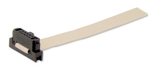 MP009159 - Ribbon Cable, IDC Receptacle to Free End, 10 Ways, 7.9 ", 200 mm, 1.27 mm - MULTICOMP PRO