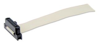 MP009163 - Ribbon Cable, IDC Receptacle to Free End, 14 Ways, 3.9 ", 100 mm, 1.27 mm - MULTICOMP PRO