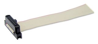 MP009172 - Ribbon Cable, IDC Receptacle to Free End, 16 Ways, 9.8 ", 250 mm, 1.27 mm - MULTICOMP PRO