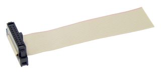 MP009179 - Ribbon Cable, IDC Receptacle to Free End, 20 Ways, 11.8 ", 300 mm, 1.27 mm - MULTICOMP PRO