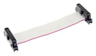 MP009204 - Ribbon Cable, IDC Receptacle to IDC Receptacle, 16 Ways, 1.97 ", 50 mm, 1.27 mm - MULTICOMP PRO