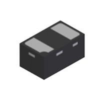 D12V0L1B2LP-7B - TVS Diode, Bidirectional, 12 V, 25 V, X1-DFN1006, 2 Pins - DIODES INC.