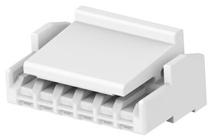 2390144-6 - Connector Housing, Natural, HPI Series, Receptacle, 6 Ways, 1.25 mm - TE CONNECTIVITY