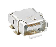 IX60G-A-10P - Modular Connector, IX Type A Jack, 1 x 1 (Port), 10P10C, Cat5e, Cat6a, Surface Mount - HIROSE(HRS)