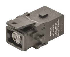 09100043101 - Heavy Duty Connector, Han 1A Series, Insert, 4 Contacts, 1A, Receptacle - HARTING