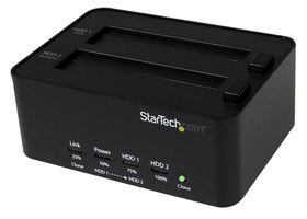 SATDOCK2REU3 - Hard Drive Duplicator, Eraser Dock, USB 3.0 to 2.5" / 3.5" SATA Hard Drive - STARTECH