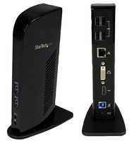 USB3SDOCKHD - Docking Station, Universal USB 3.0, Laptop, Dual Video HDMI/DVI, Audio, Ethernet, 5 GBPS - STARTECH