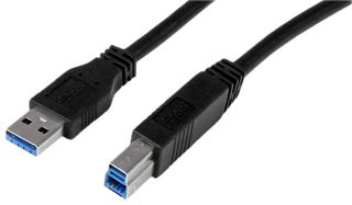 USB3CAB1M - USB Cable, Type A Plug to Type B Plug, 1 m, 3.3 ft, USB 3.0, Black - STARTECH