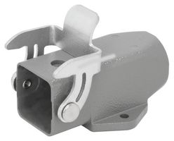 MP009344 - Heavy Duty Connector, Base, Bulkhead Mount, Side Entry, Zinc Body, 1 Lever, 3A - MULTICOMP PRO