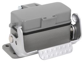 MP009371 - Heavy Duty Connector, Base, Bulkhead Mount, Aluminium Body, 1 Lever, 10A - MULTICOMP PRO