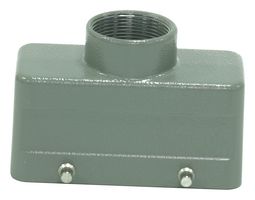 MP009413 - Heavy Duty Connector, Hood, Top Entry, Aluminium Body, 2 Lever, 16B - MULTICOMP PRO
