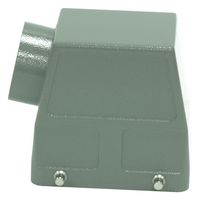MP009438 - Heavy Duty Connector, Hood, Side Entry, Aluminium Body, 2 Lever, 32A - MULTICOMP PRO